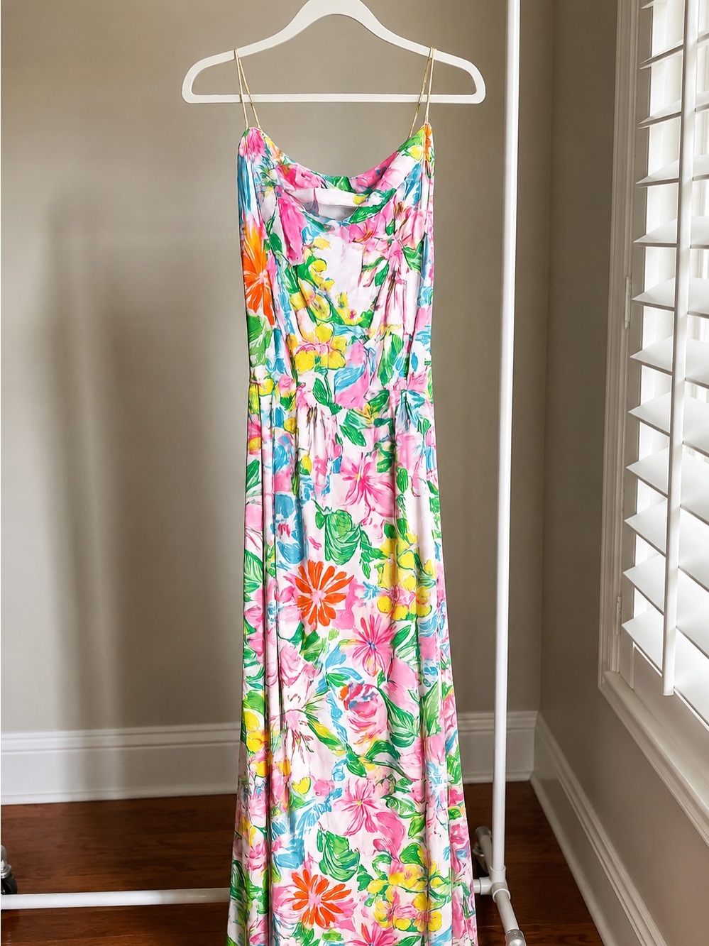 Lilly Pulitzer strapless maxi dress